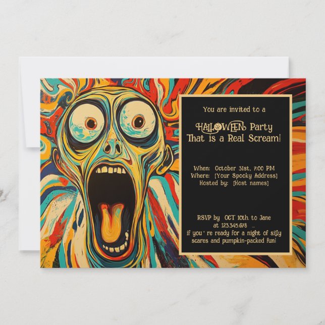 Halloween The Scream-o-Ween Invitation (Front)