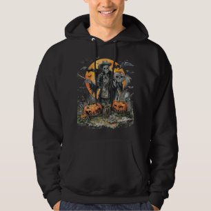 Halloween,The Skull Gentleman of the Harvest Moon Hoodie