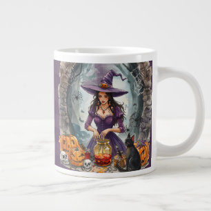 Halloween, The Witch's Midnight Brew Large Coffee Mug