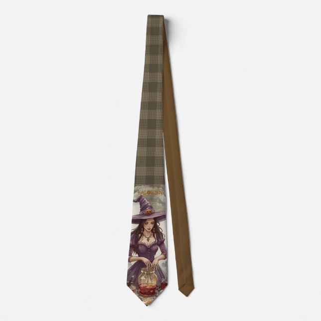 Halloween, The Witch's Midnight Brew  Neck Tie (Front)