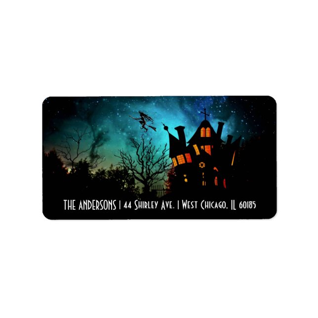Halloween Theme Address Labels (Front)
