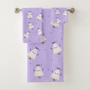 Halloween Theme Bath Towel Set