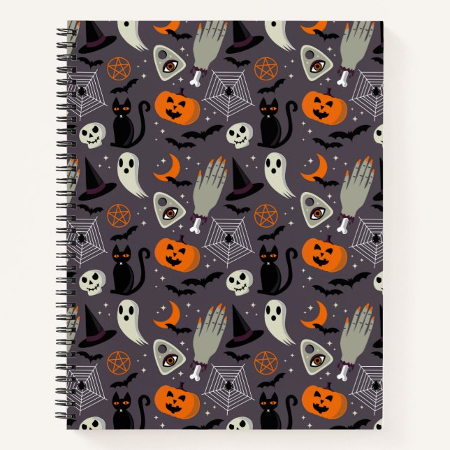 Halloween Theme Notebook (Front)