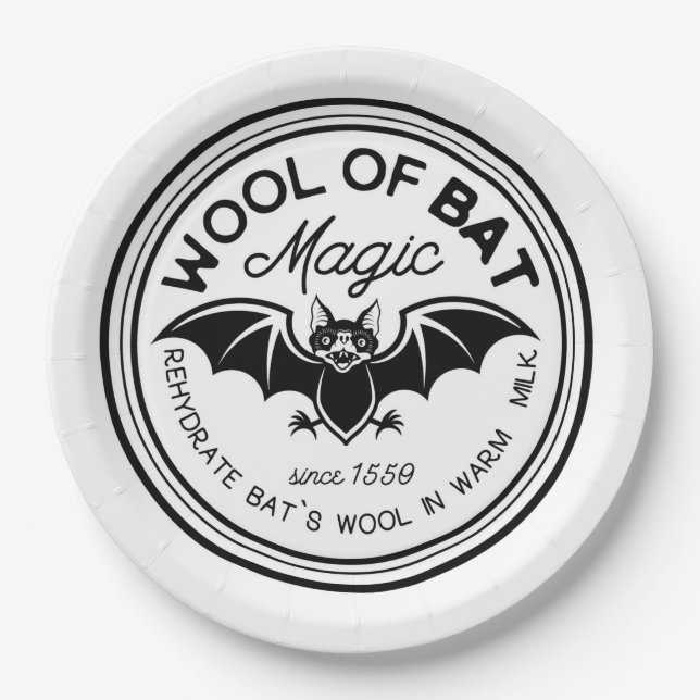 Halloween Theme Paper Plate (Front)