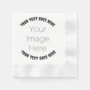 Halloween theme party photo paper napkins 