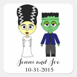 Halloween Theme Wedding Stickers