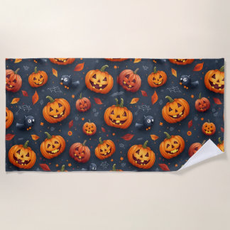 Halloween-themed Beach Towel