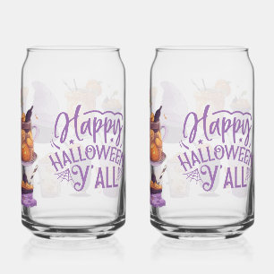 Halloween Themed Drinkware Can Glass