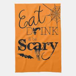 Halloween Themed Home Decor Tea Towel