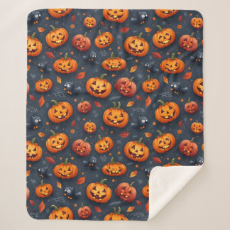 Halloween-themed Medium Sherpa Blanket