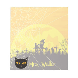 Halloween-themed Personalised  Notepad