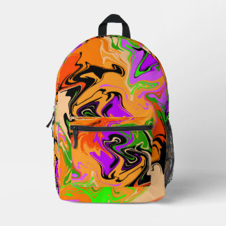 Halloween Themed Printed Backpack