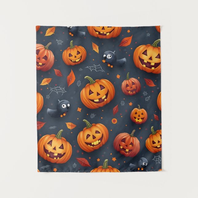 Halloween-themed Small Tapestry (Front)