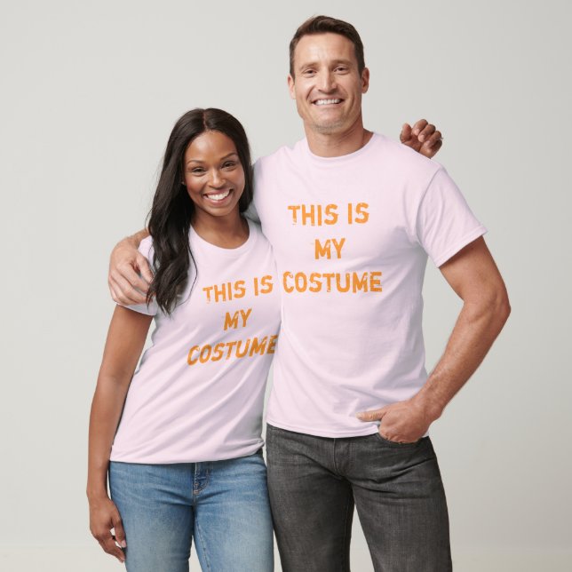 Halloween themed: "This is my costume" tshirt (Unisex)