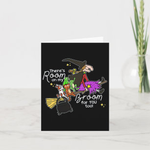 Halloween There's Room On My Broom For You Too Tea Card