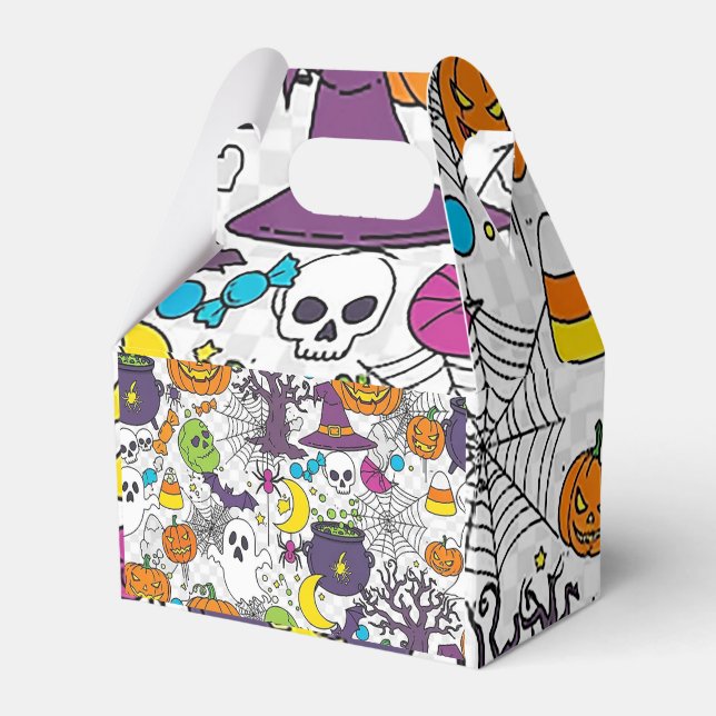 halloween things favour box (Front Side)