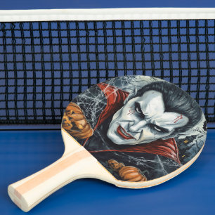 Halloween, Thirsty Vampire Ping Pong Paddle