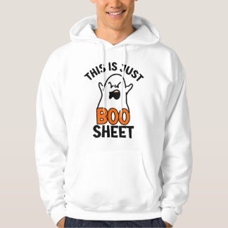 Halloween This Is Just Boo Sheet, Funny Ghost  Hoodie
