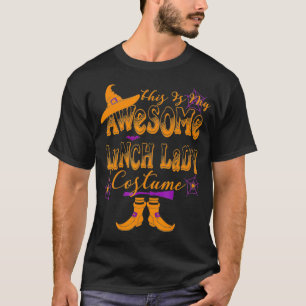 Halloween This Is My Awesome Lunch Lady Costume Cu T-Shirt