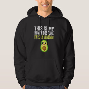 Halloween This Is My Human Costume I'm Really An A Hoodie