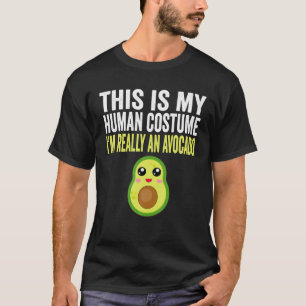 Halloween This Is My Human Costume I'm Really An T-Shirt