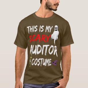 Halloween This Is My Scary Auditor Costume Witch G T-Shirt
