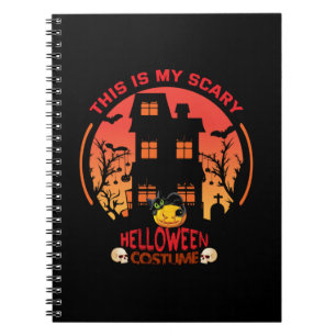 Halloween This Is My Scary Helloween Costume Notebook