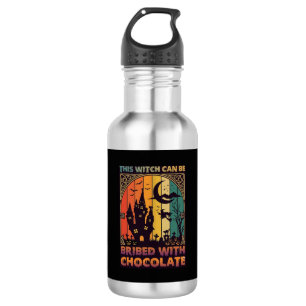 Halloween This Witch Can Be Bribed Chocolate Haunt 532 Ml Water Bottle