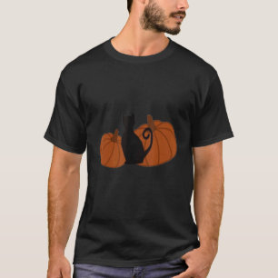 Halloween This Witch With Chocolate Black Cat Pump T-Shirt