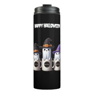 Halloween - Three cute boo-jee ghost Thermal Tumbler