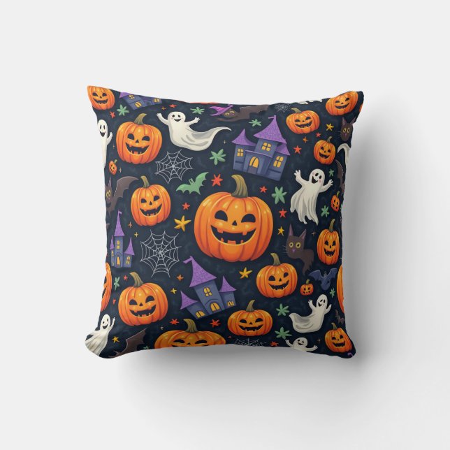 Halloween Throw Pillow (Front)