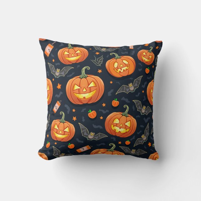 Halloween Throw Pillow (Front)