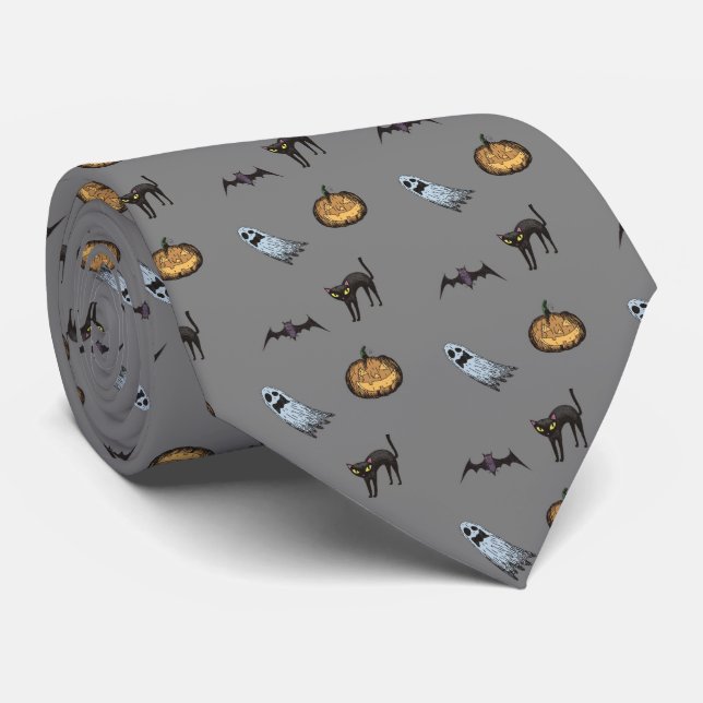 Halloween Tie (Rolled)