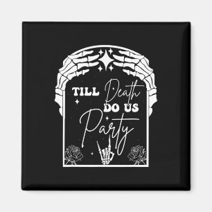 Halloween Til Death Do Us Party Bachelorette Match Magnet