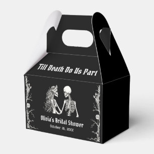 Halloween Till Death Do Us Part Bridal Shower Favour Box