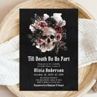 Halloween Till Death Do Us Part Bridal Shower