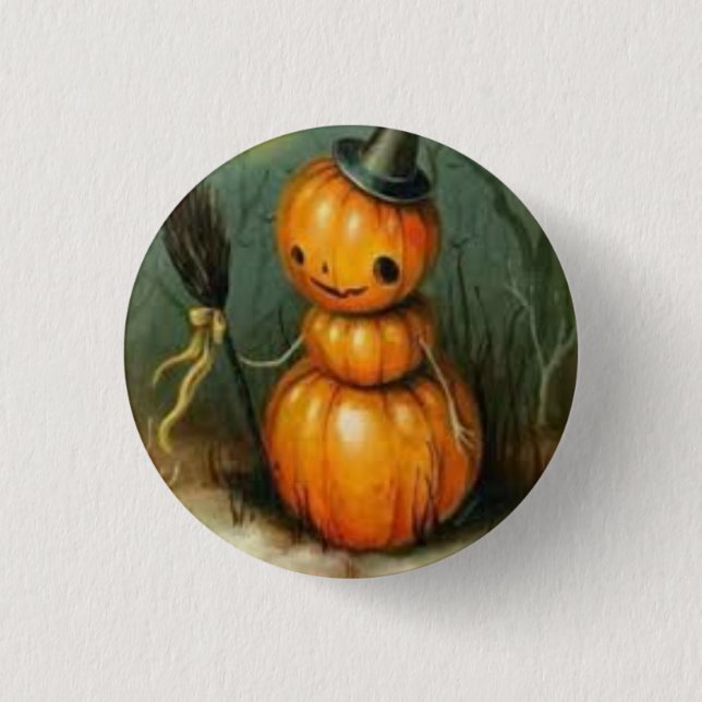 Halloween time 3 cm round badge (Front)