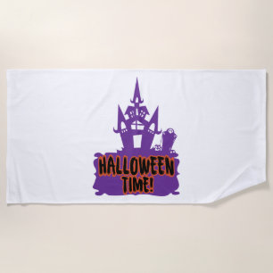 Halloween Time!   Beach Towel