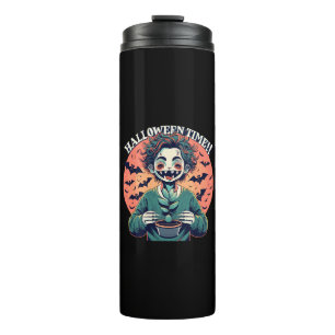 Halloween time, but its actually happy time! thermal tumbler