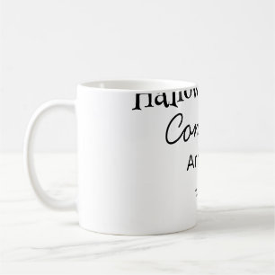 Halloween time congrats add name date year graduat coffee mug