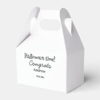 Halloween time congrats add name date year graduat
