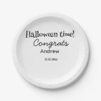 Halloween time congrats add name date year graduat
