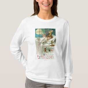 Halloween Time Fairies Around Sleeping Woman T-Shirt