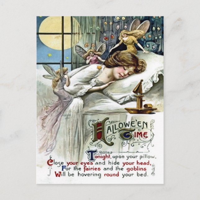 Halloween Time Postcard (Front)