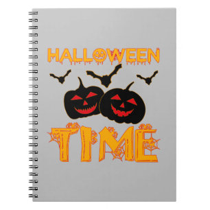 Halloween time pumpkin notebook