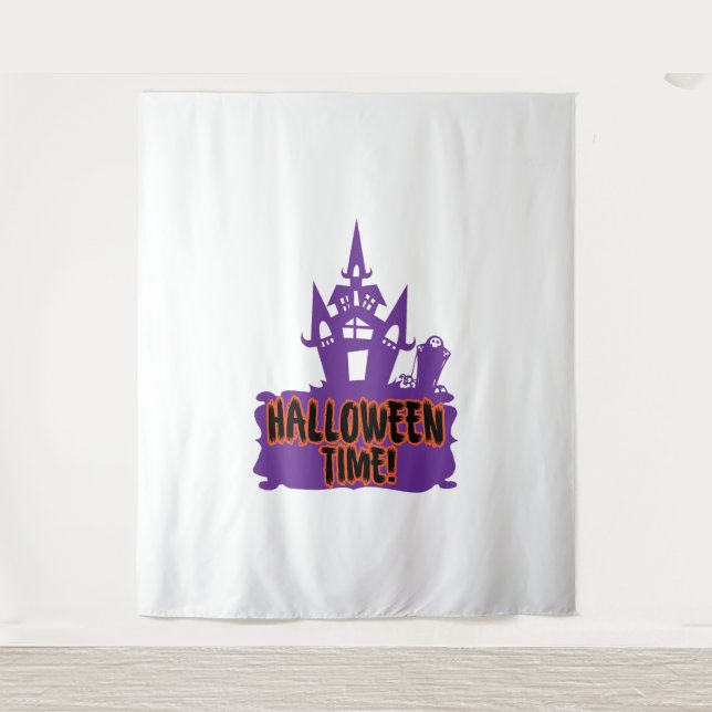 Halloween Time!   Tapestry (Front)