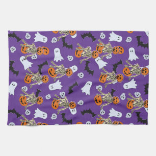 Halloween Time Tea Towel