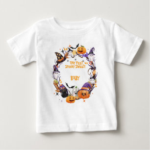 Halloween Tiny Feet, Spooky Sweet Baby Shower T-Shirt