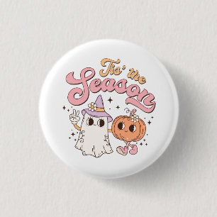 Halloween Tis the Season 3 Cm Round Badge