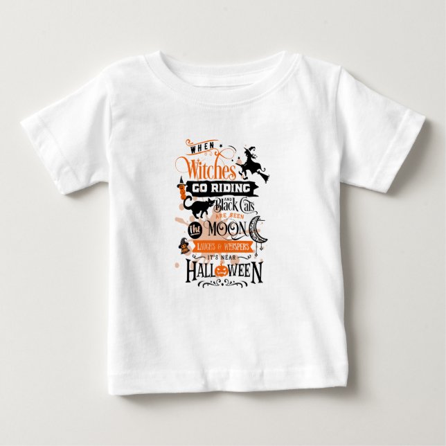 Halloween Todler Baby T-Shirt (Front)